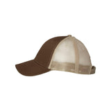 S102 Valucap Sandwich Trucker Cap Brown/ Khaki