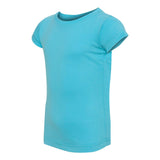 3316 Rabbit Skins Toddler Girls Fine Jersey Tee Aqua