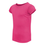 3316 Rabbit Skins Toddler Girls Fine Jersey Tee Hot Pink