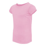 3316 Rabbit Skins Toddler Girls Fine Jersey Tee Pink