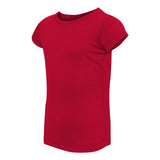 3316 Rabbit Skins Toddler Girls Fine Jersey Tee Red