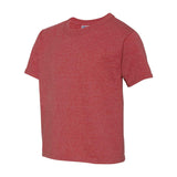 29BR JERZEES Dri-Power® Youth 50/50 T-Shirt Vintage Heather Red