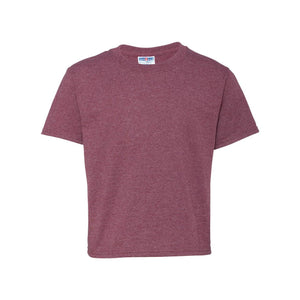 29BR JERZEES Dri-Power® Youth 50/50 T-Shirt Vintage Heather Maroon