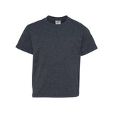 29BR JERZEES Dri-Power® Youth 50/50 T-Shirt Vintage Heather Navy