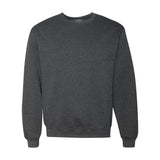 4662MR JERZEES Super Sweats NuBlend® Crewneck Sweatshirt Black Heather