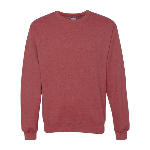 562MR JERZEES NuBlend® Crewneck Sweatshirt Vintage Heather Red