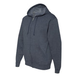 993MR JERZEES NuBlend® Full-Zip Hooded Sweatshirt Vintage Heather Navy