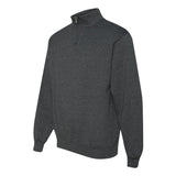 995MR JERZEES Nublend® Cadet Collar Quarter-Zip Sweatshirt Black Heather