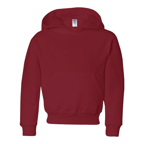 996YR JERZEES NuBlend® Youth Hooded Sweatshirt Crimson