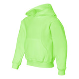 996YR JERZEES NuBlend® Youth Hooded Sweatshirt Neon Green