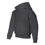 996YR JERZEES NuBlend® Youth Hooded Sweatshirt Charcoal Grey