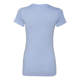 6004 BELLA + CANVAS Women's Slim Fit Tee Heather Blue