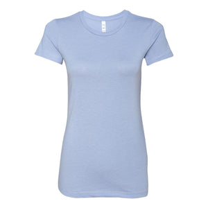 6004 BELLA + CANVAS Women's Slim Fit Tee Heather Blue