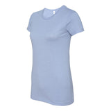 6004 BELLA + CANVAS Women's Slim Fit Tee Heather Blue