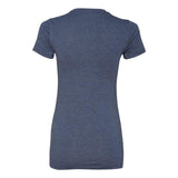 6004 BELLA + CANVAS Women's Slim Fit Tee Heather Navy