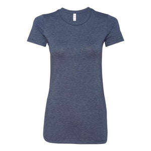 6004 BELLA + CANVAS Women's Slim Fit Tee Heather Navy