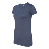 6004 BELLA + CANVAS Women's Slim Fit Tee Heather Navy