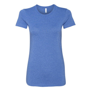 6004 BELLA + CANVAS Women's Slim Fit Tee Heather True Royal