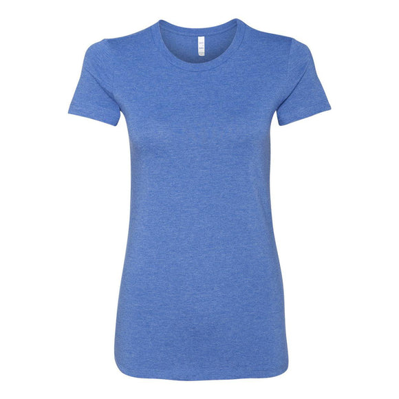 6004 BELLA + CANVAS Women's Slim Fit Tee Heather True Royal