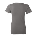 6035 BELLA + CANVAS Women’s Jersey Deep V-Neck Tee Asphalt