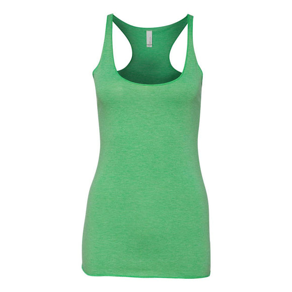 8430 BELLA + CANVAS Women's Triblend Racerback Tank Green Triblend