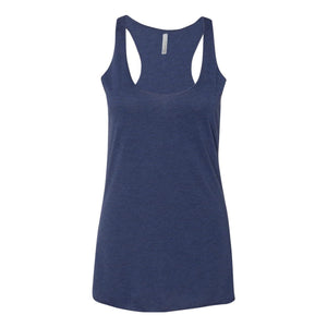 8430 BELLA + CANVAS Women's Triblend Racerback Tank Navy Triblend