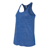 8800 BELLA + CANVAS Women's Flowy Racerback Tank True Royal Marble