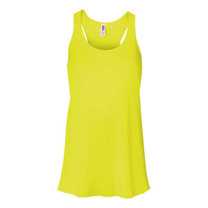 8800 BELLA + CANVAS Women's Flowy Racerback Tank Neon Yellow