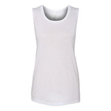 8803 BELLA + CANVAS Women's Flowy Scoop Muscle Tank White