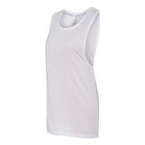 8803 BELLA + CANVAS Women's Flowy Scoop Muscle Tank White