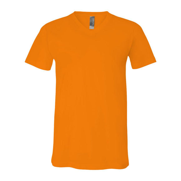 3005 BELLA + CANVAS Jersey V-Neck Tee Orange