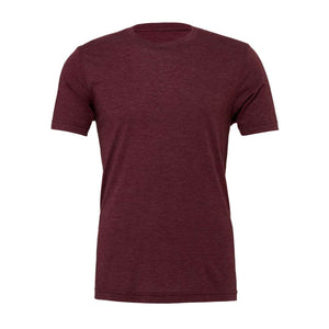 3413 BELLA + CANVAS Triblend Tee Maroon Triblend