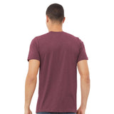 3413 BELLA + CANVAS Triblend Tee Maroon Triblend