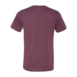 3415 BELLA + CANVAS Triblend V-Neck Short Sleeve Tee Maroon Triblend