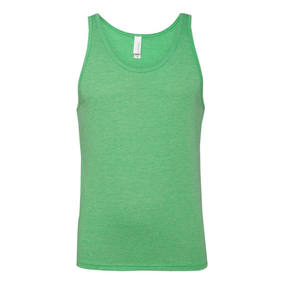 3480 BELLA + CANVAS Jersey Tank Green Triblend