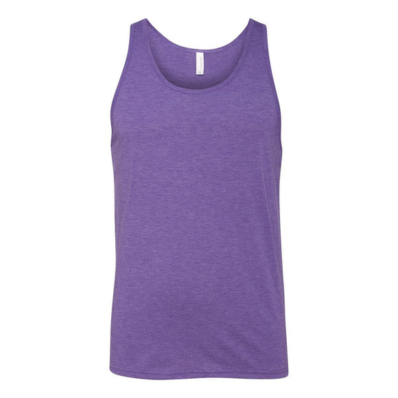 3480 BELLA + CANVAS Jersey Tank Purple Triblend