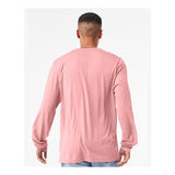 3501 BELLA + CANVAS Unisex Jersey Long Sleeve Tee Pink