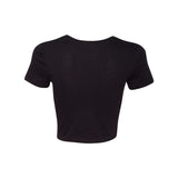 6681 BELLA + CANVAS Women’s Crop Tee Black