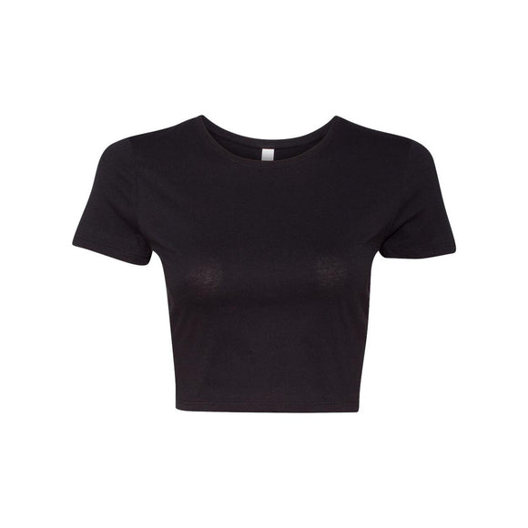 6681 BELLA + CANVAS Women’s Crop Tee Black