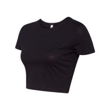 6681 BELLA + CANVAS Women’s Crop Tee Black