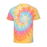 20BMS Dyenomite Youth Multi-Color Spiral Tie-Dyed T-Shirt Aerial Spiral