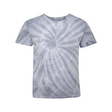 20BCY Dyenomite Youth Cyclone Pinwheel Tie-Dyed T-Shirt Silver