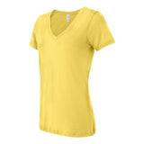 392 Anvil Women's Featherweight V-Neck T-Shirt Lemon Zest