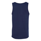 986 Anvil Lightweight Ringer Tank Top Navy