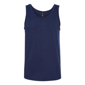 986 Anvil Lightweight Ringer Tank Top Navy