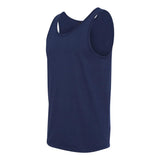 986 Anvil Lightweight Ringer Tank Top Navy