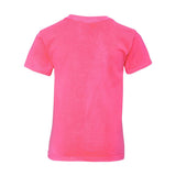 9018 Comfort Colors Garment-Dyed Youth Heavyweight T-Shirt Neon Pink