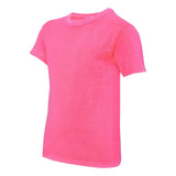 9018 Comfort Colors Garment-Dyed Youth Heavyweight T-Shirt Neon Pink