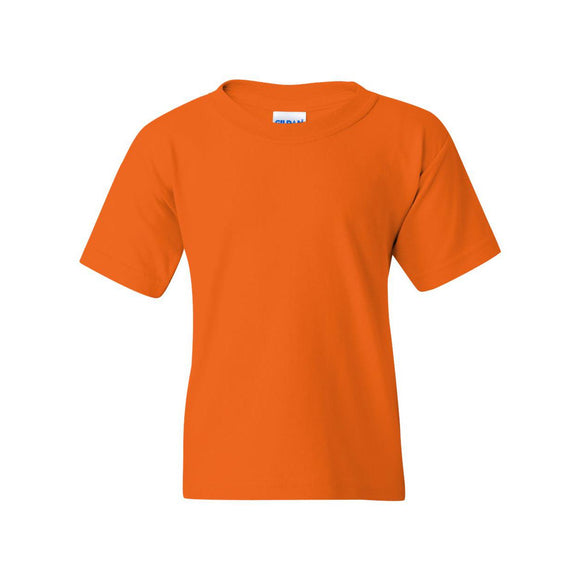 5000B Gildan Heavy Cotton™ Youth T-Shirt Safety Orange