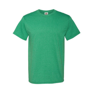 3930R Fruit of the Loom HD Cotton Short Sleeve T-Shirt Retro Heather Green